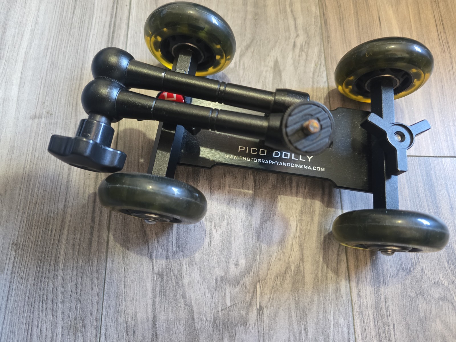 Pc Cinema Pico Dolly Tabletop Camera Skater Dolly with Magic Arm Case Used