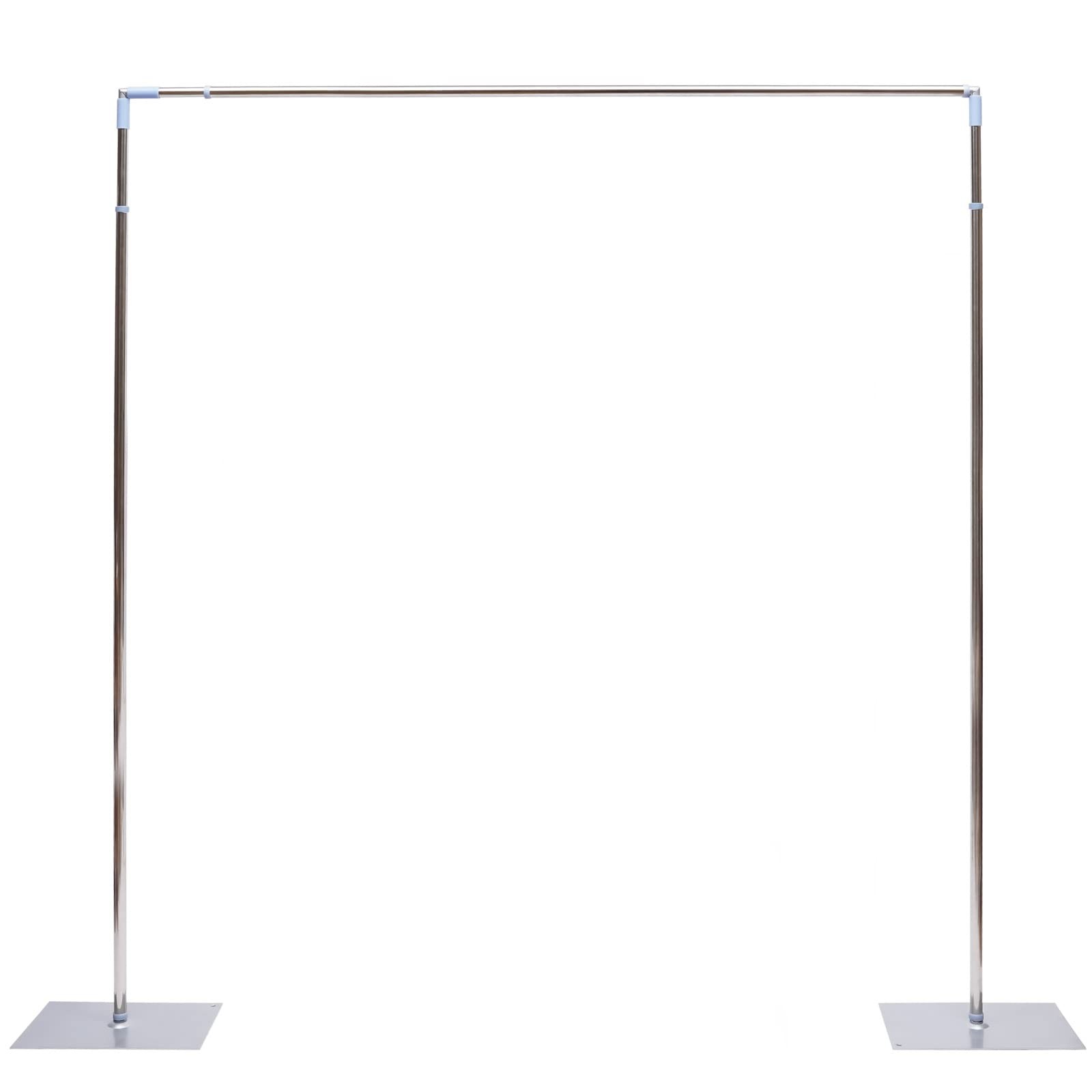 9.8FT Square Heavy Duty Adjustable Backdrop Stand for Parties Wedding Birthday