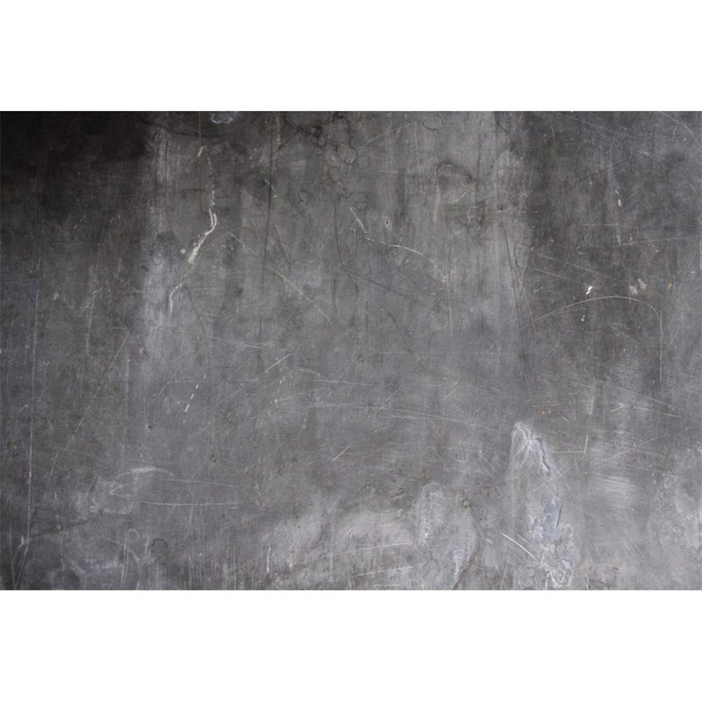YongFoto 10x9ft Abstract Backdrop Black Grey Concrete Wall Backdrop Stone Wall B
