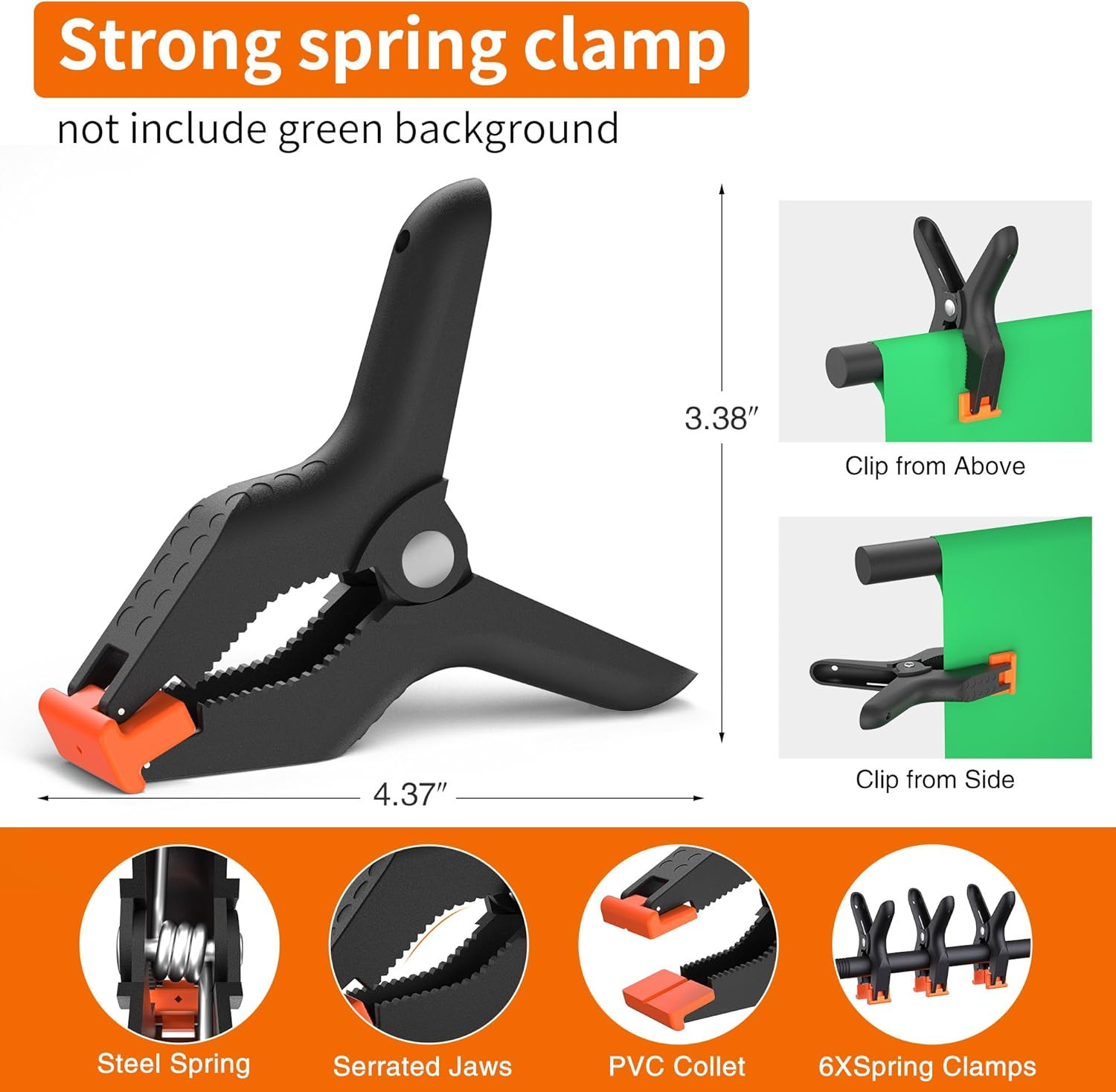 Adjustable Portable T-Shape Backdrop Stand Kit for Photography and Videography