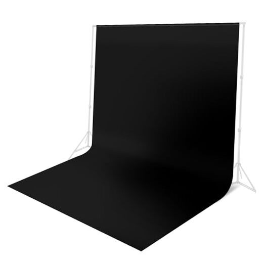 10 x 20 ft Backdrop Background Screen Backdrop for 10FT x 20FT Black