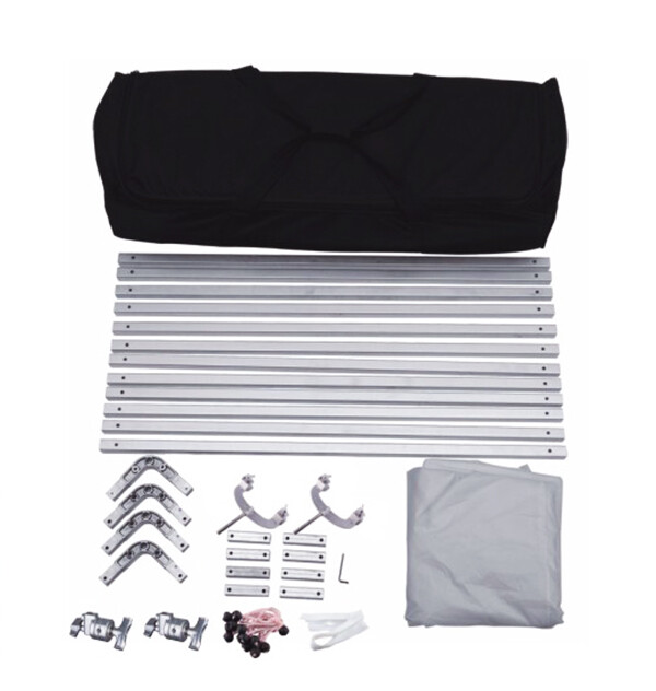 12’x12′ 12x12ft 3.6×3.6m Butterfly Frame Kit + 2*Roller Stands