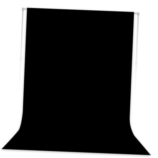 Photography Backdrop for Photoshoot, Fabric, 5×7 FT | Versatile 5X7 FT Black