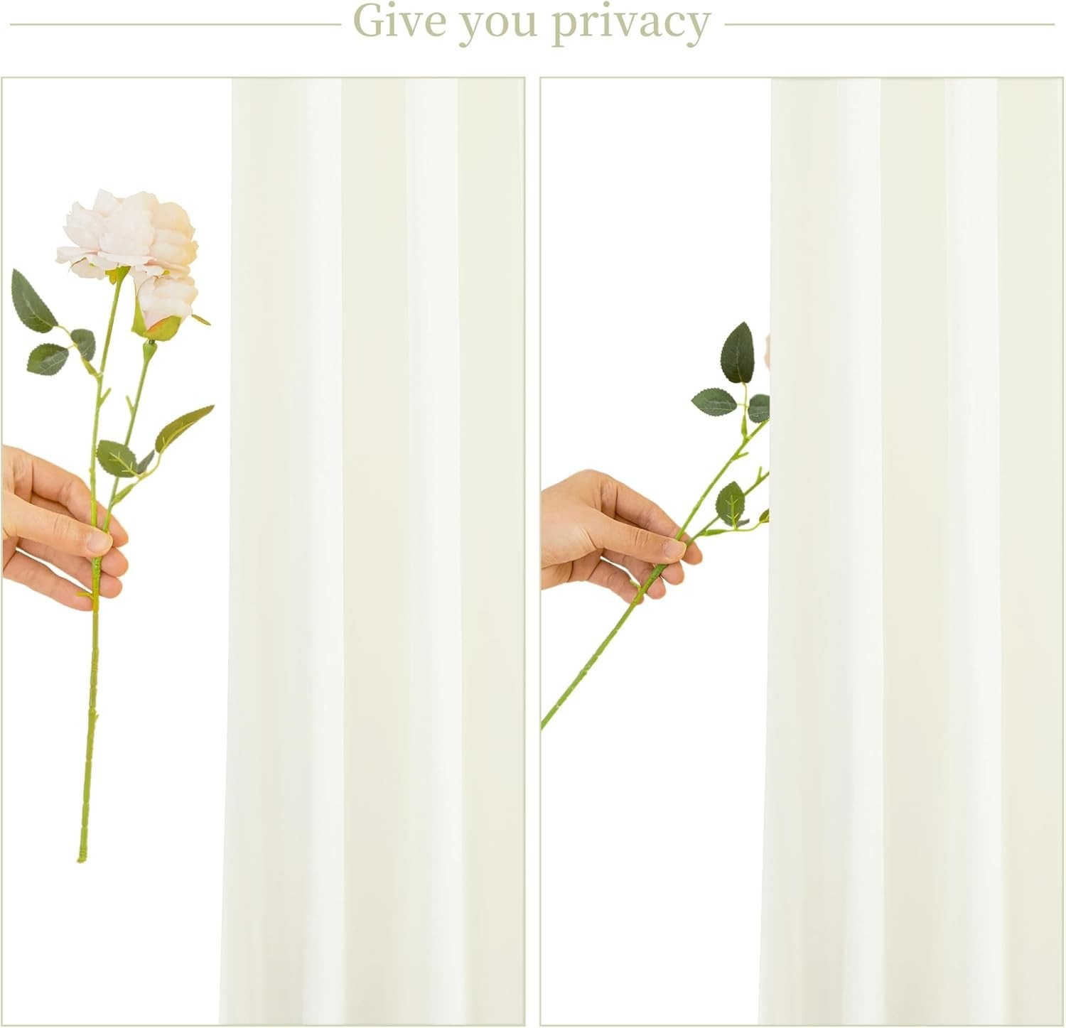 Ivory Backdrop Curtain for Wedding Parties Wrinkle Free Ivory Photo Curtains …