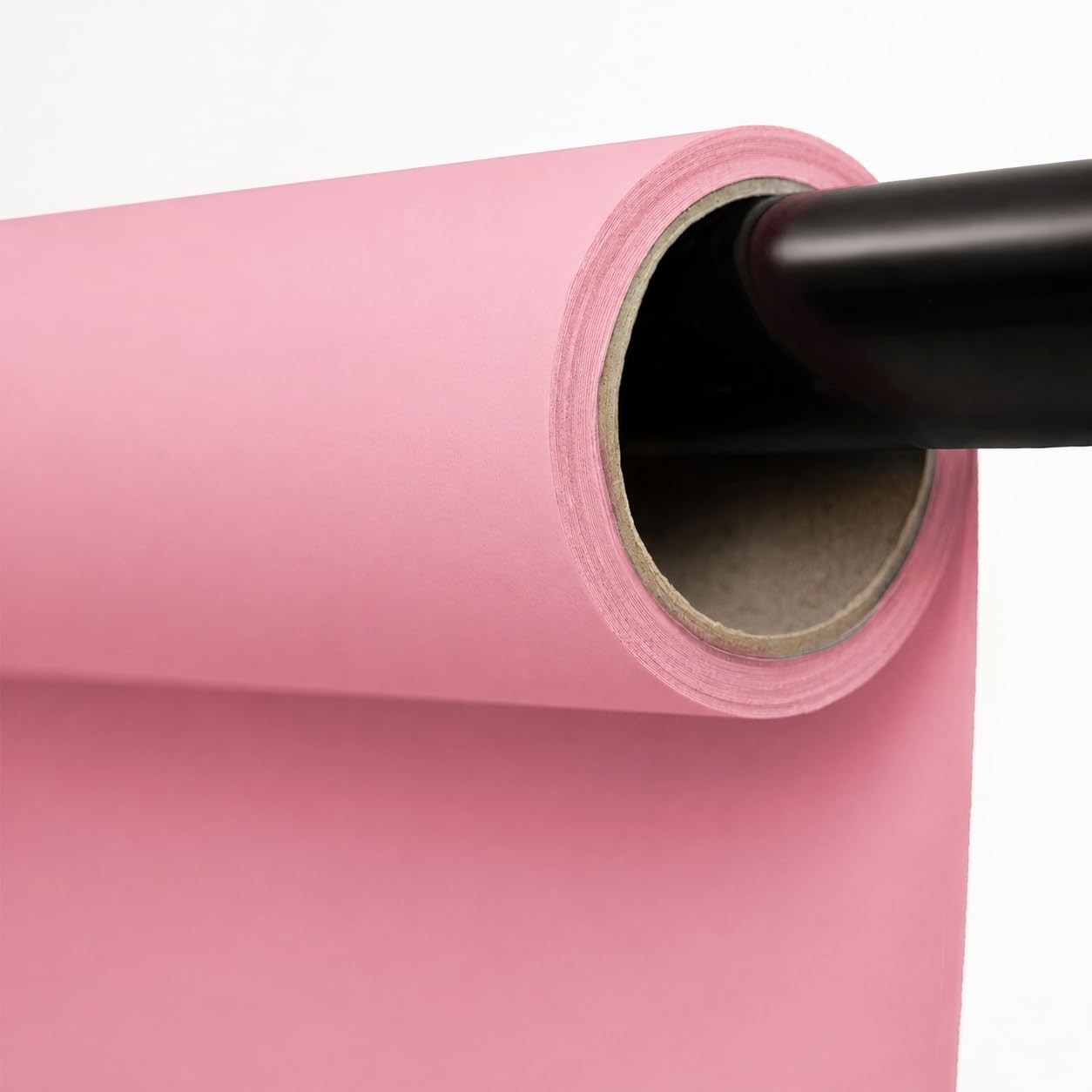 Kate Seamless Paper Backdrop for Photography Solid 106.8”x32.8′, Baby Pink