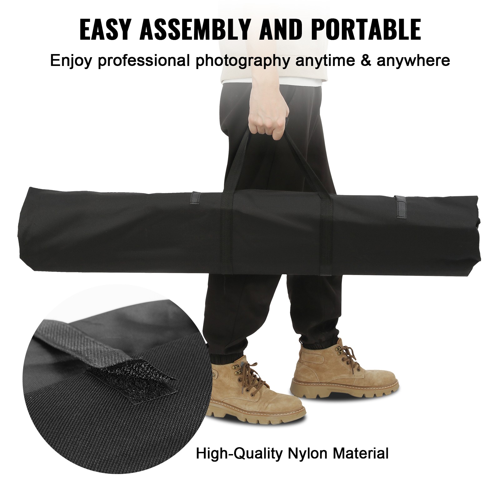 Heavy Duty Backdrop Stand Adjustable Photography Backdrop Banner Stand 12×10 ft