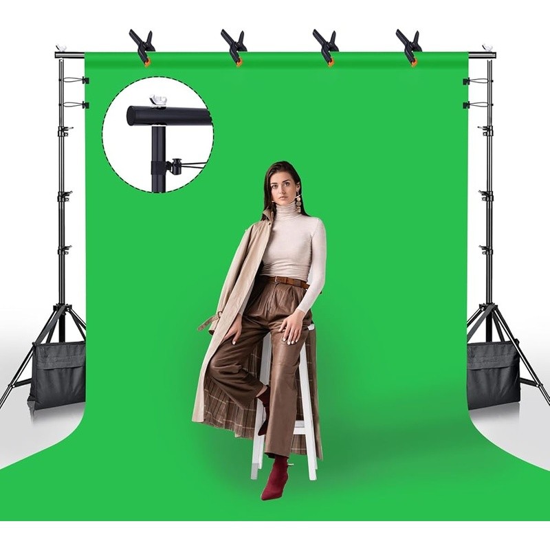 8.5 x 10 FT Photo Backdrop Stand Kit Adjustable Background Holder Support System