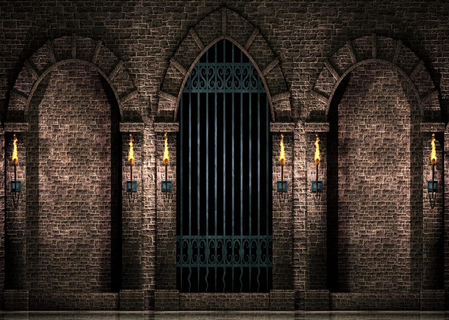 Durable 5x3ft Gothic Castle Backdrop – Enchanting Halloween & Birthday Decor