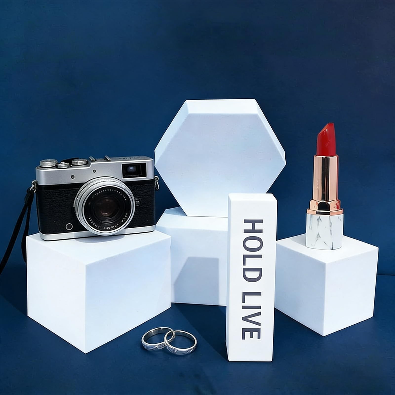 14PCS Product Photography Props: Small Product Photoshoot Props- Hard Foam Ph…
