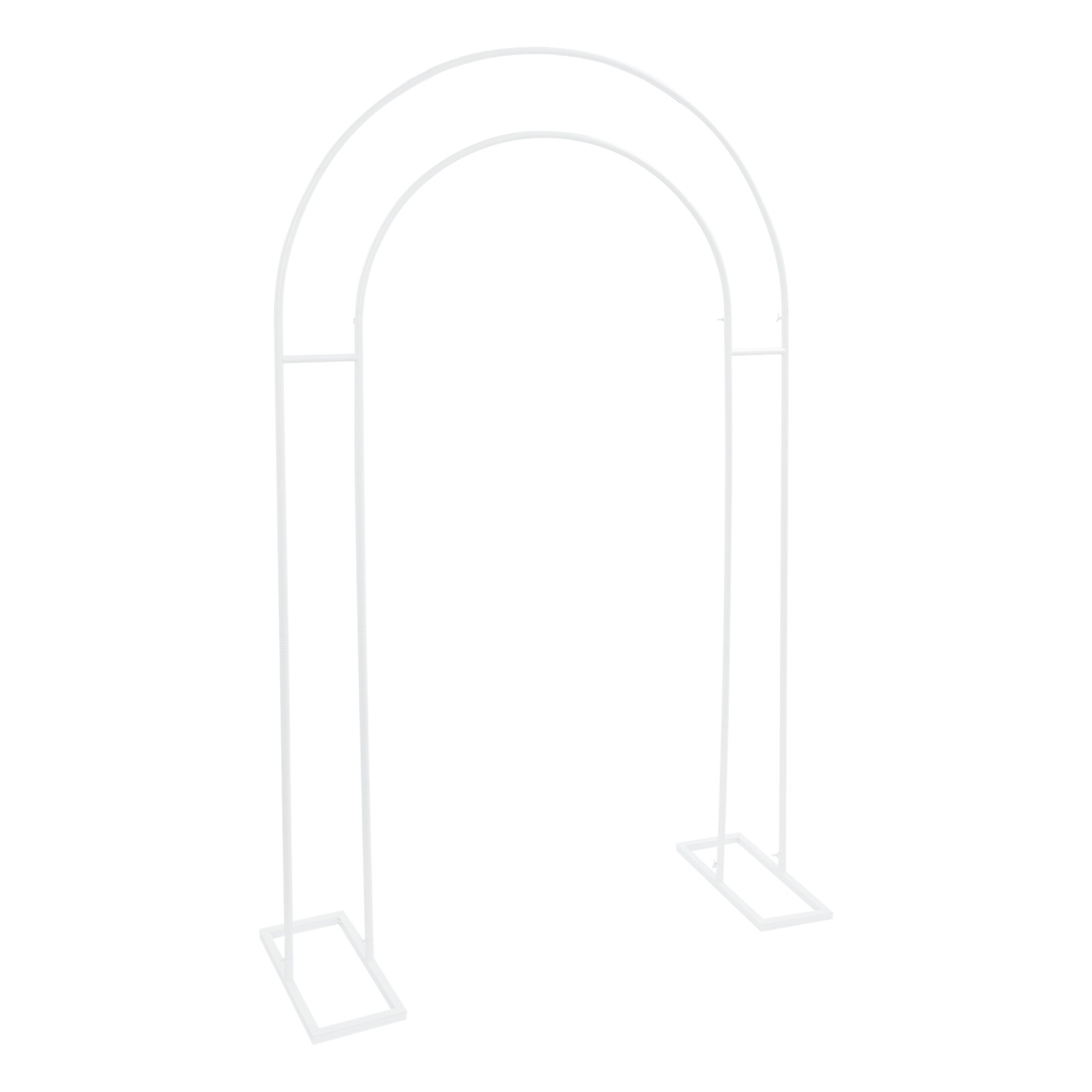 Arch Backdrop Stand,White Wedding Arch Backdrop Stand, Metal Arch Backdrop Stand