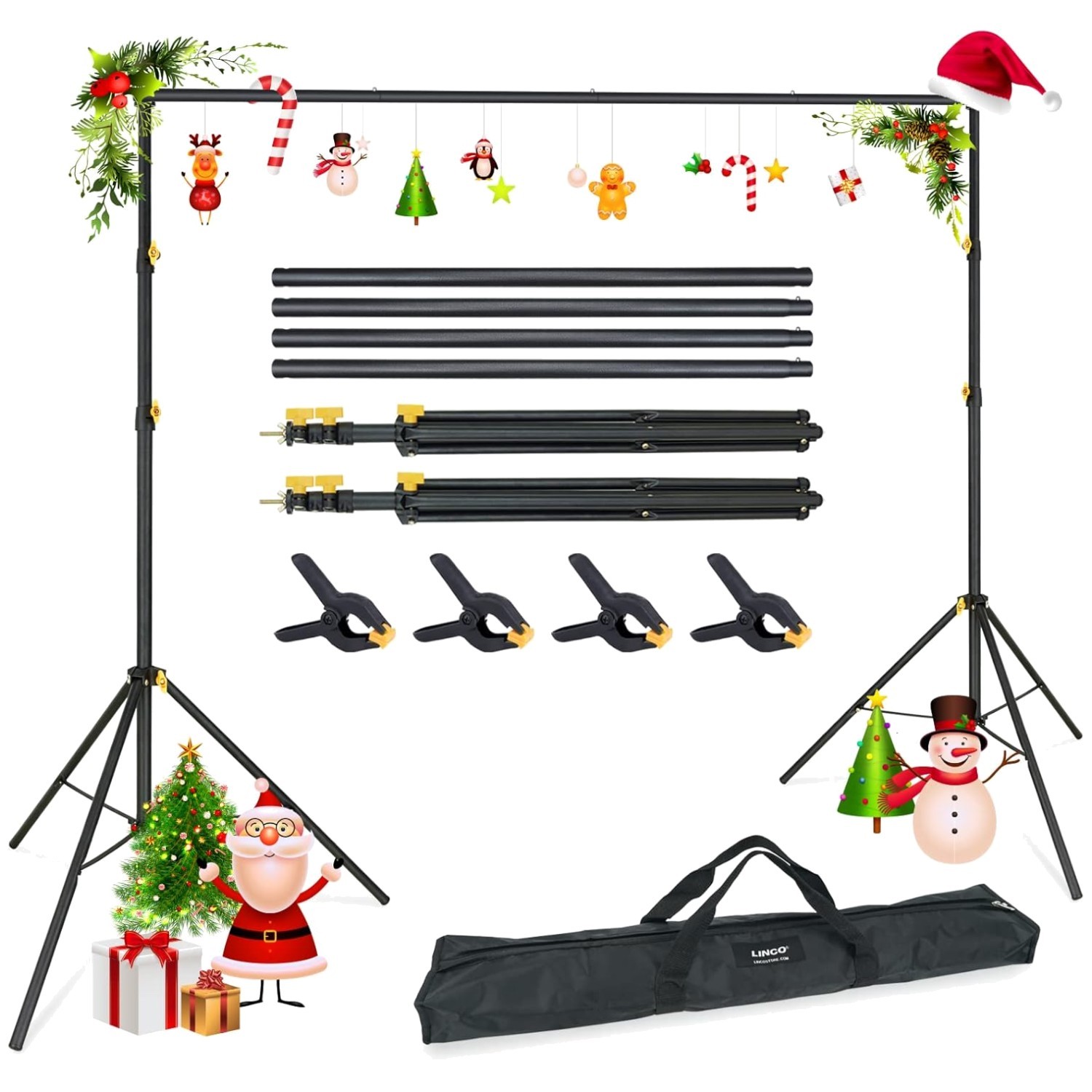 Adjustable Height Photo Studio Background Stand