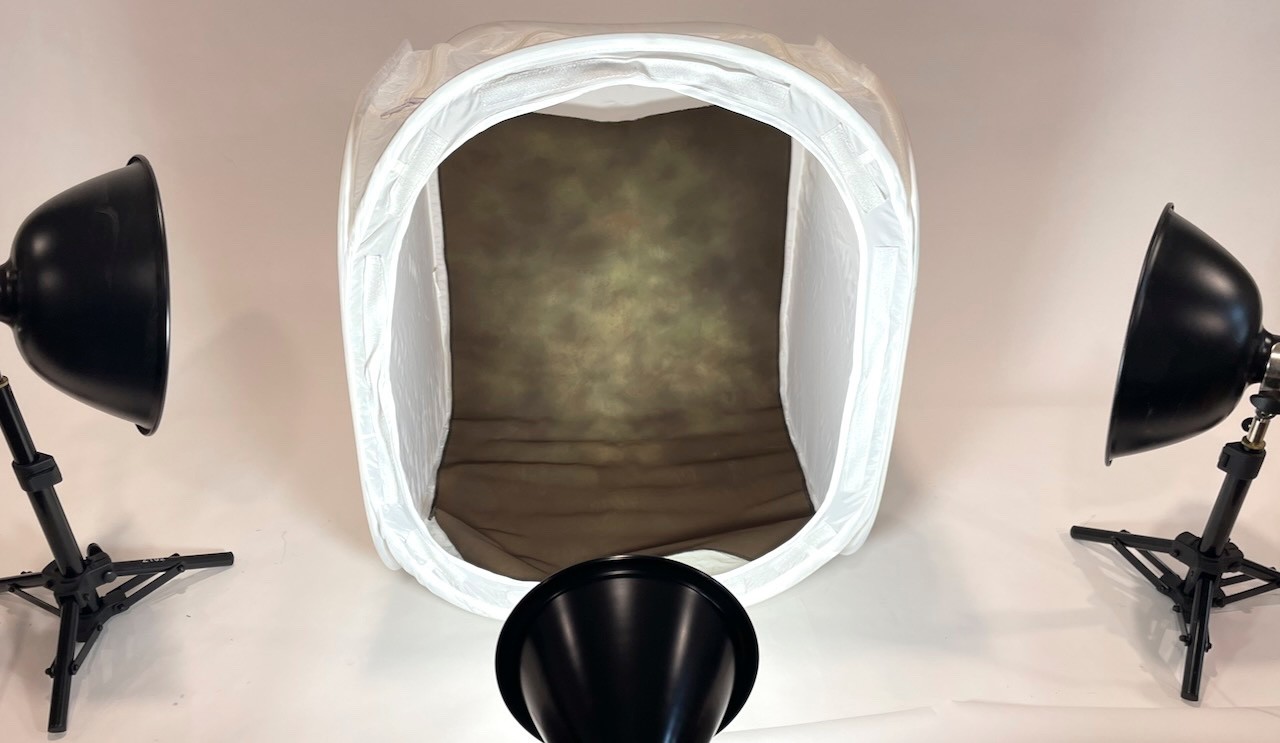 🌟 EZ CUBE TABLE TOP STUDIO – COMPLETE PROFESSIONAL LIGHTING & PHOTOGRAPHY KIT