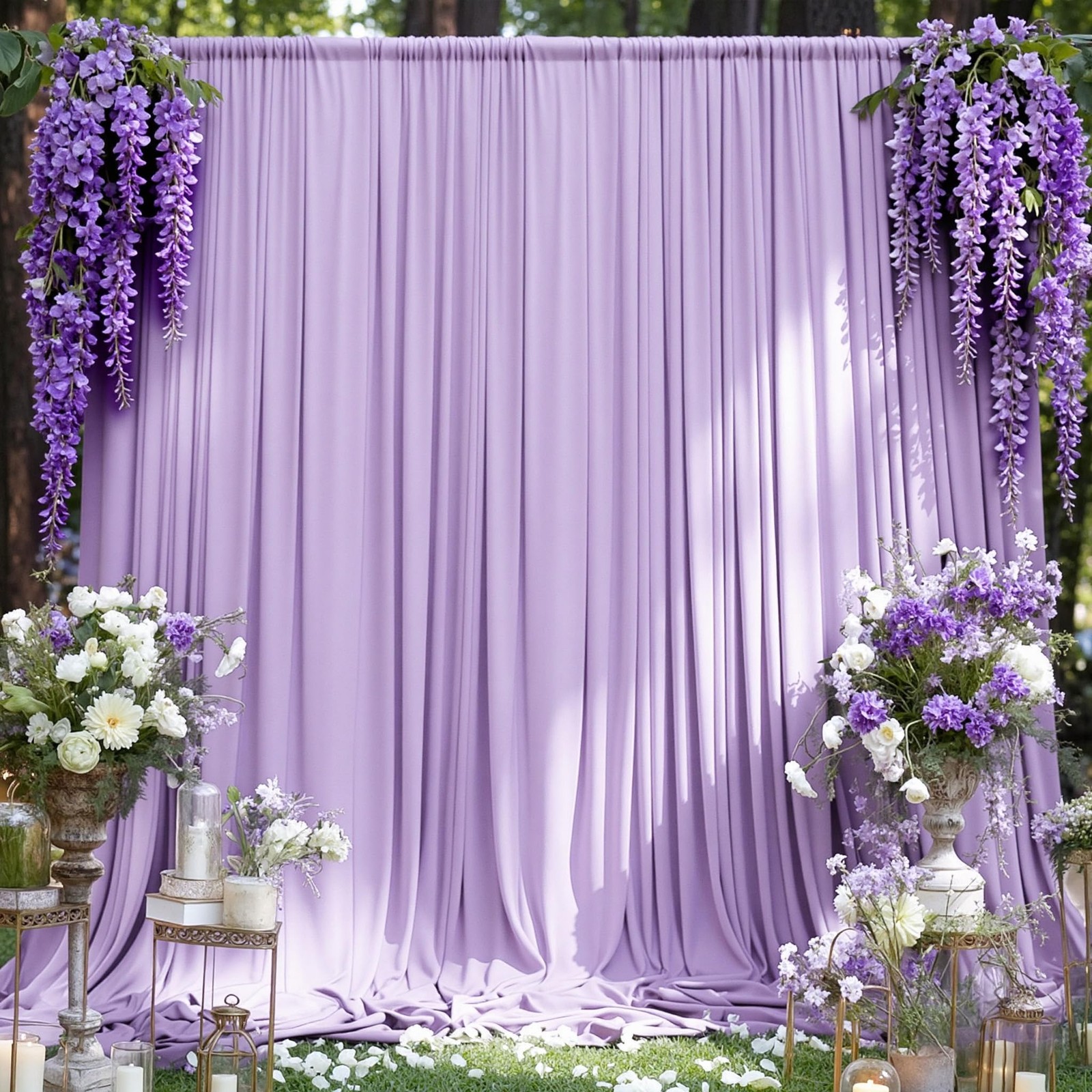 2 Panels Pink Backdrop Curtain 5x7ft Rod Pocket Photography Drapes Privacy