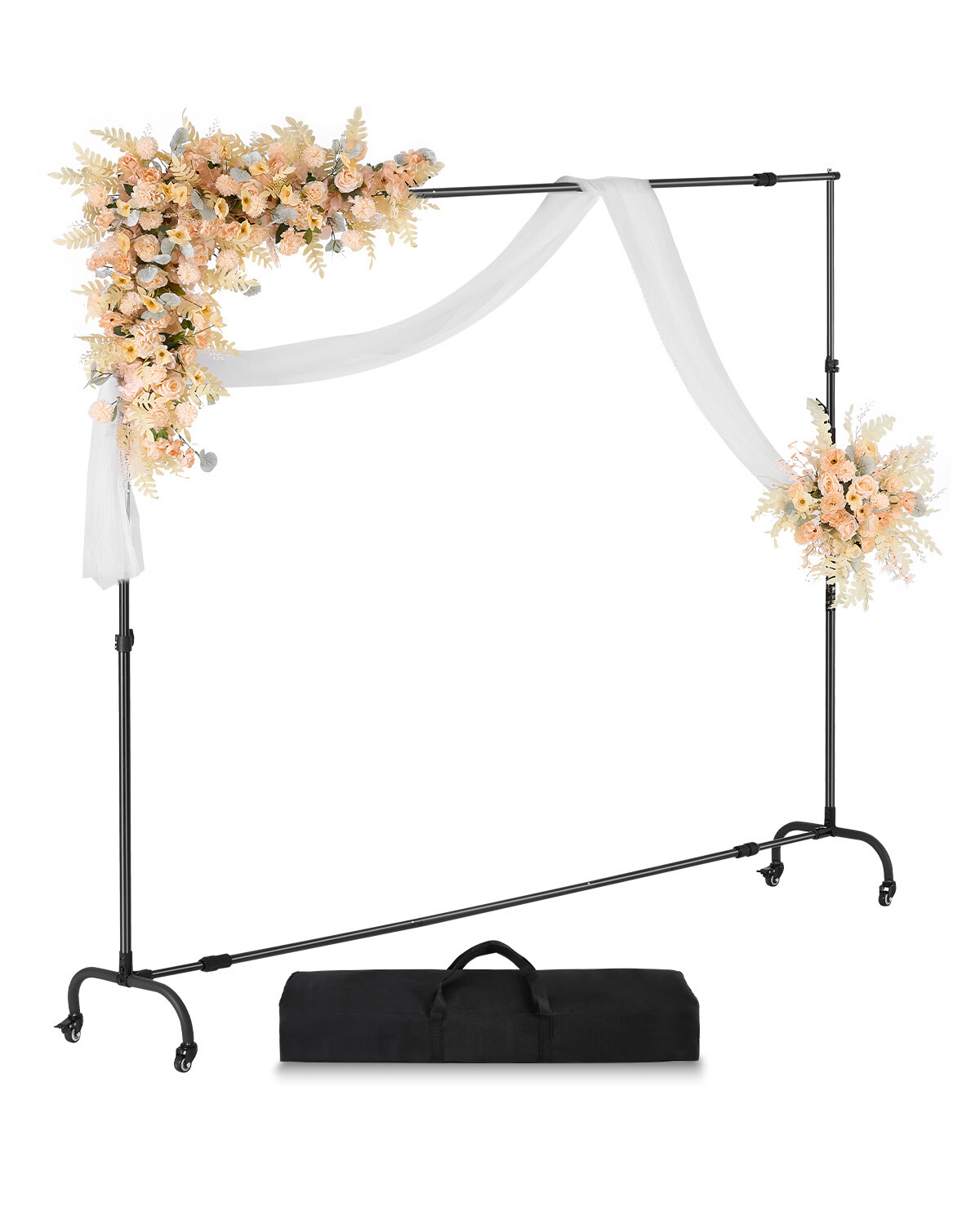 Backdrop Stand Movable Stand Kit 7 x 10 ft for Party & Photo Video Studio
