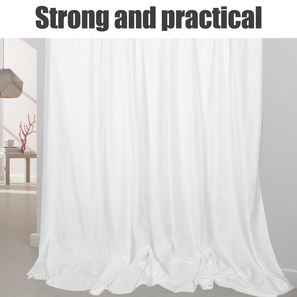 Wrinkle Free White Backdrop For Parties – Polyester Photo Backdrop For Weddings
