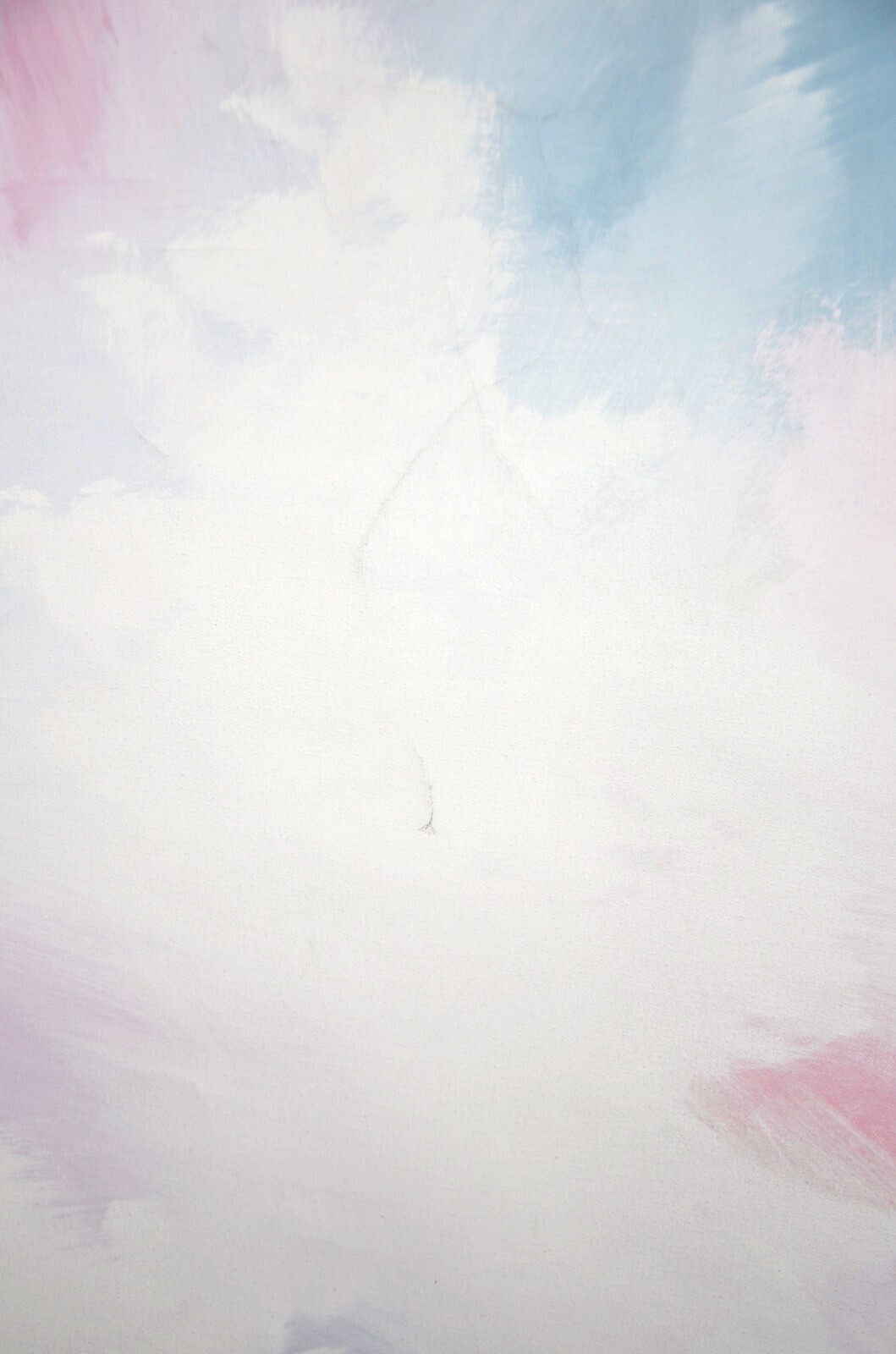 Photography Backdrop Hand Painted Pastel Pink Blue Brushstroke Vtg Large 80×70