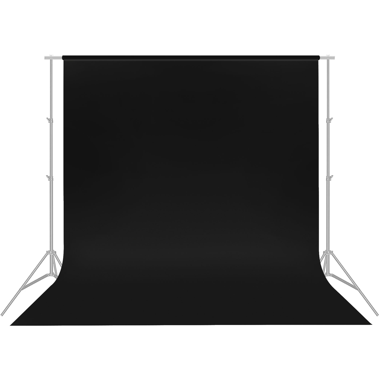 Black Screen Pure Muslin Backdrop Background for Photo Studio 6.56ft 10ft 20ft
