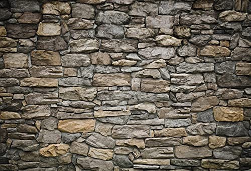 Yeele 12x8ft Rock Stone Wall Backdrop Countryside Vintage Rustic Rock Stones …
