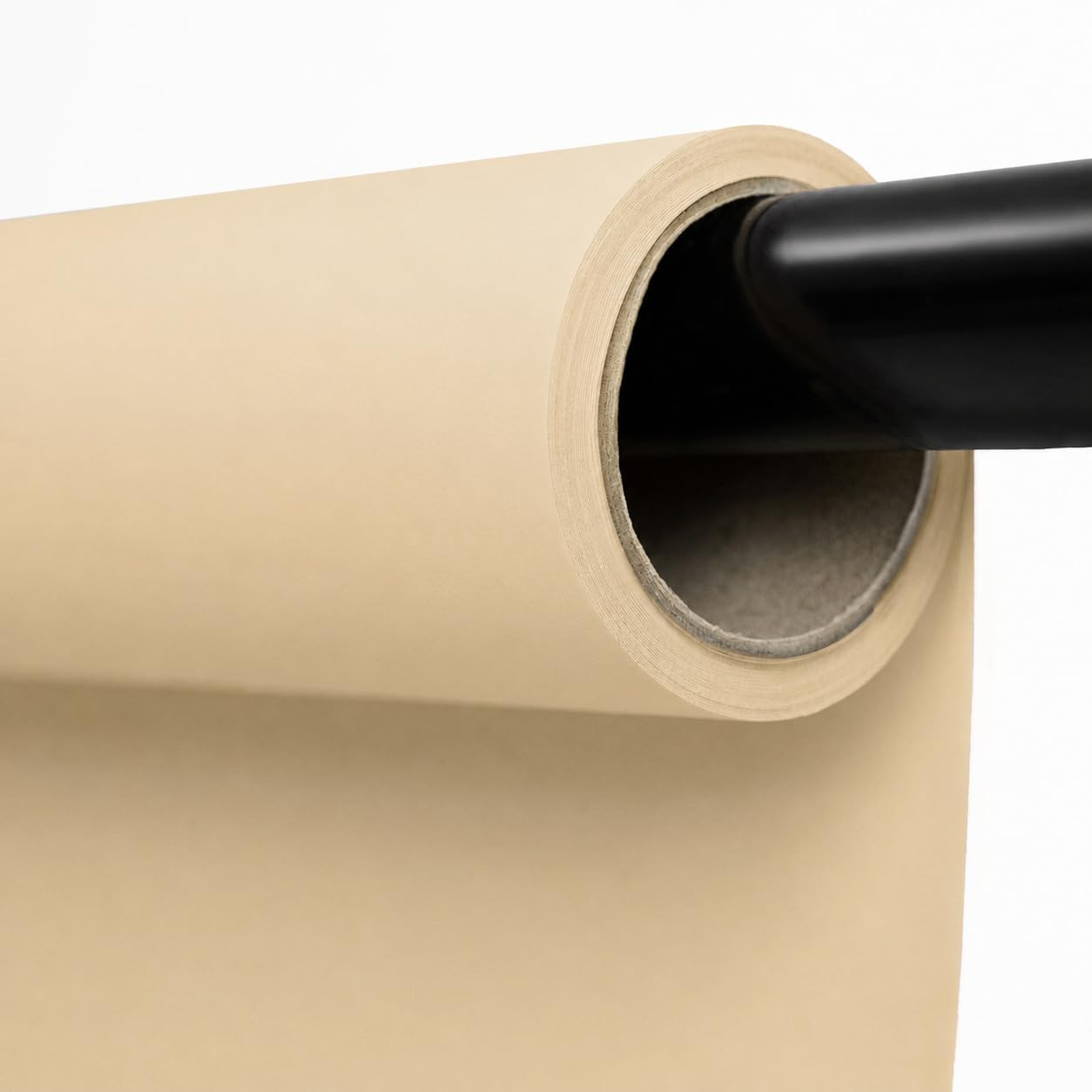 Seamless Paper Backdrop for Photography Beige Cream Backdrop Paper (53”X16.4′ I