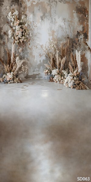 10’x20′ CP Wall Flower Indoor Scenic Microfiber Fabric background backdrop SD063