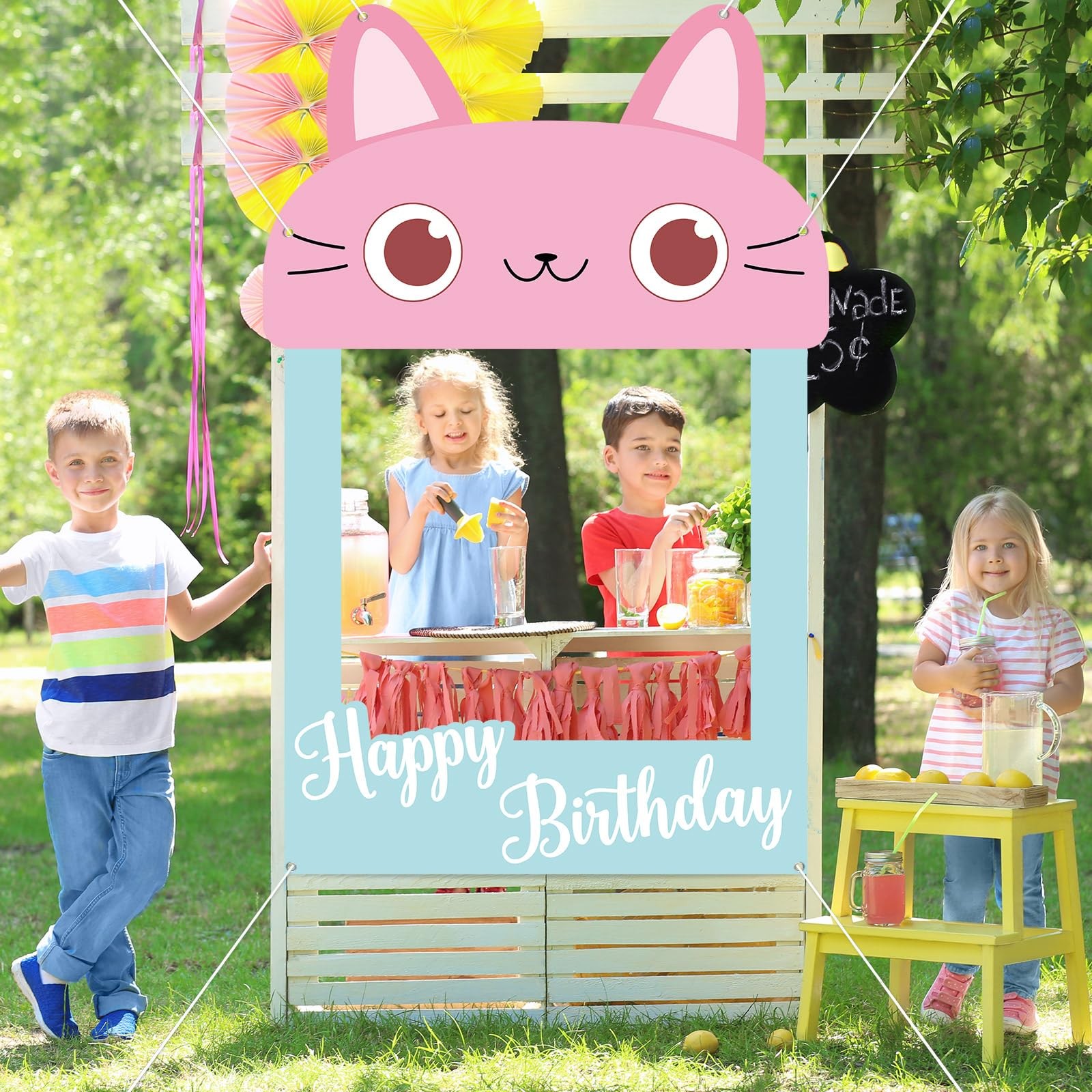 Cartoon Doll Theme Photo Prop Cute Cat House Photo Prop Selfie Frame Cartoon …