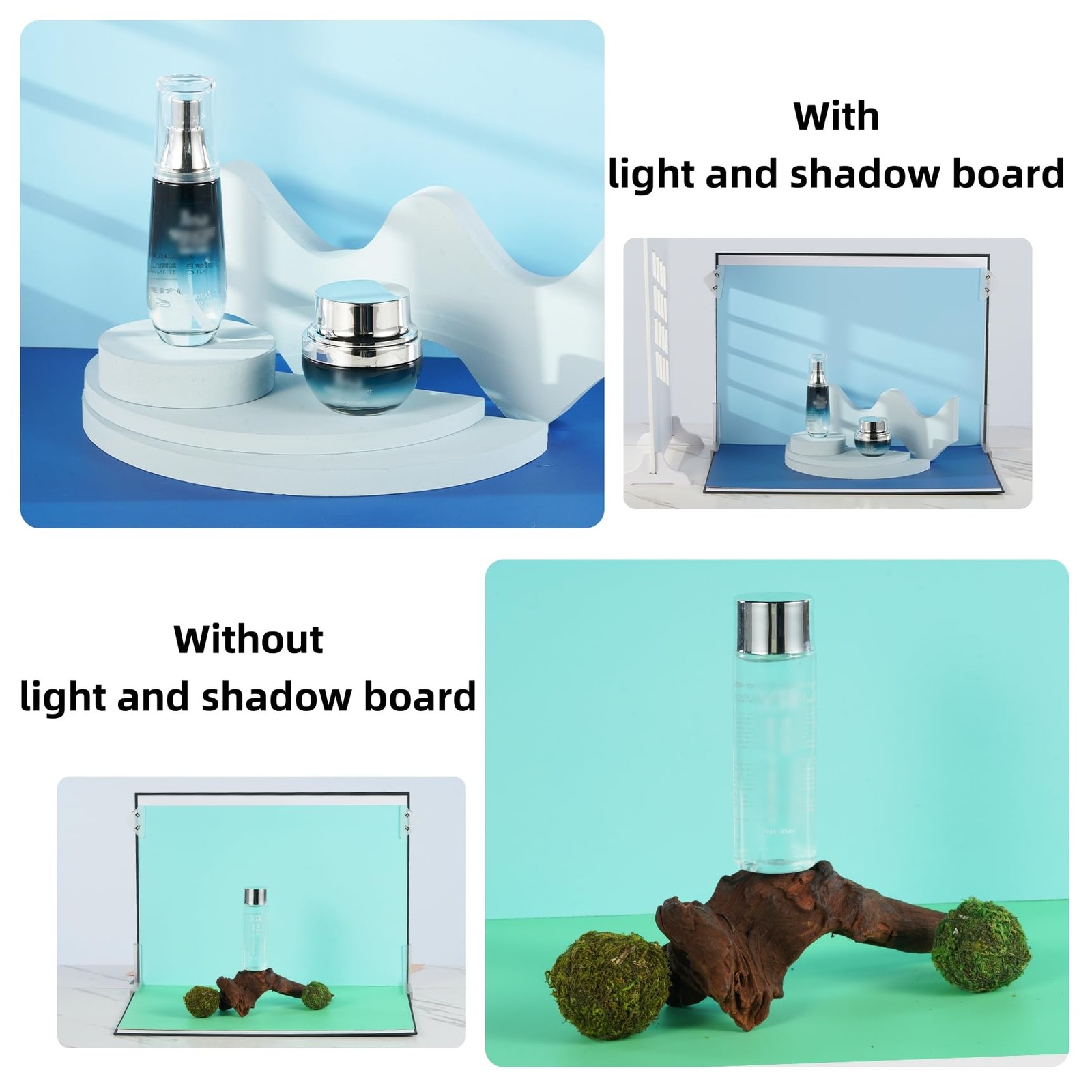 12 PCS Product Photography Backdrops Kit Food Background Board 16.5×11 Inch