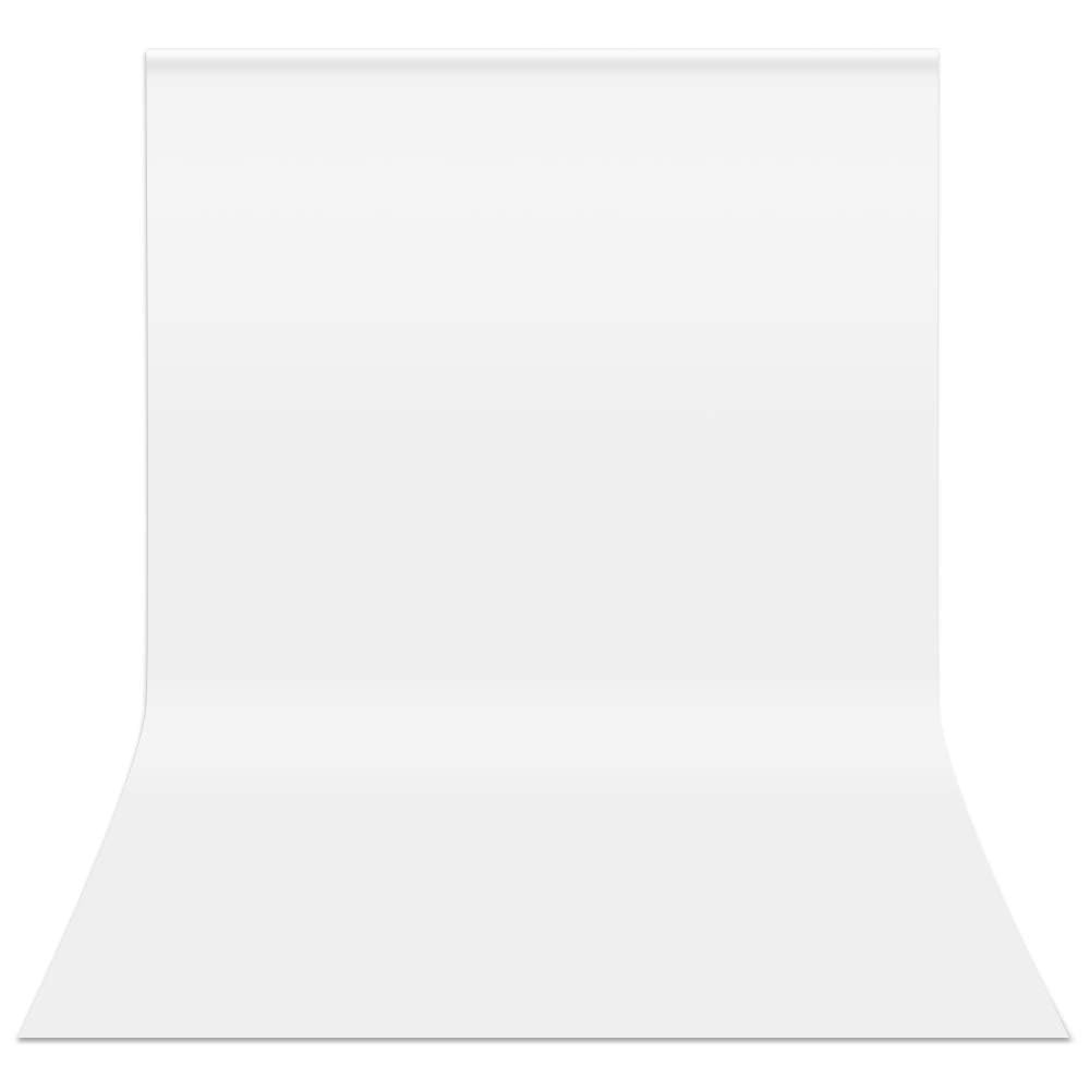 10×12 ft White Photography Backdrop, Seamless Studio Background