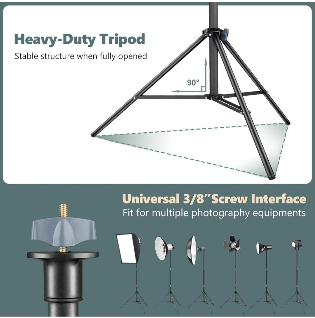 Backdrop Stand 10x7ft Adjustable Photo Backdrop Stand Kit With 4 Crossbars 6 Bac