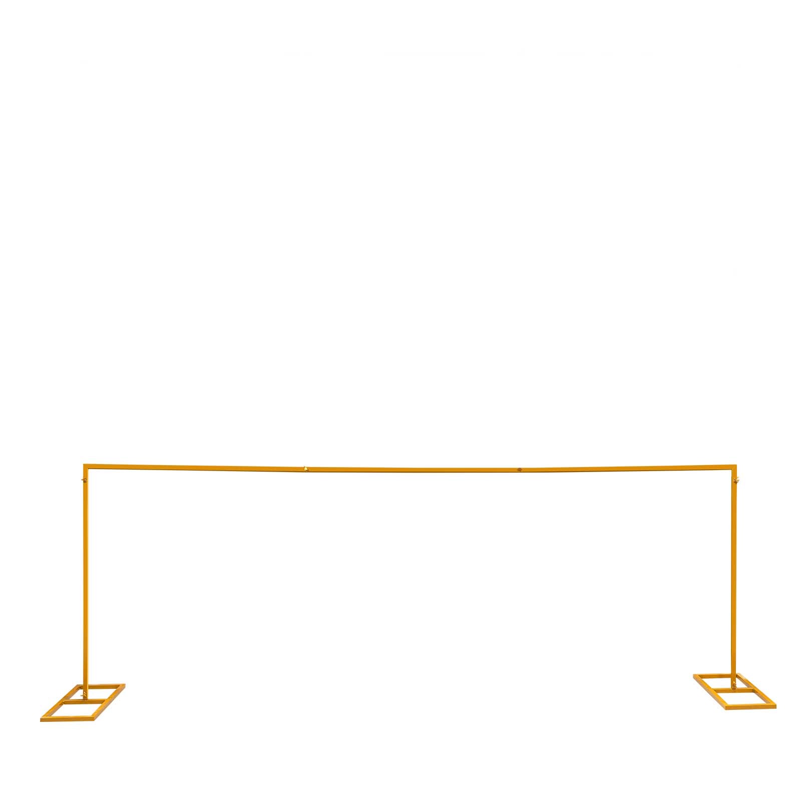 Wedding Arch Backdrop Stand Metal Square Flower Frame 9.8FT Garden Party Decor