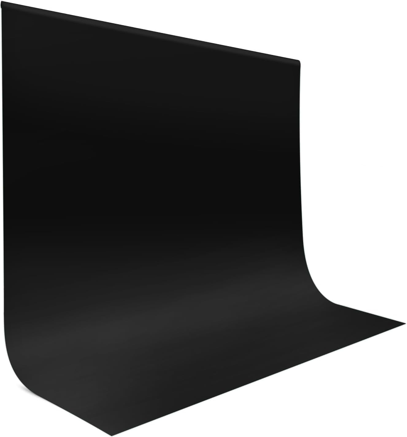 Black Backdrop 10 X 10 Ft, Solid Black Photo Backdrop, High Density Polyester..