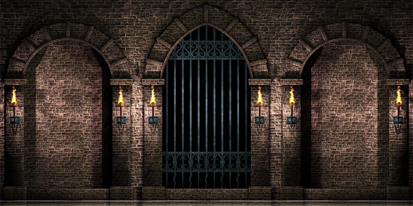 BELECO 20x10ft Fabric Gothic Castle Photography Backdrop 20x10FT, A11241