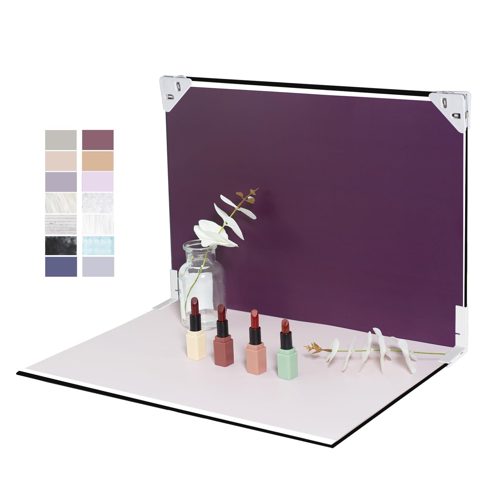 7 PCS 16.5×11.7 Inch Product Photo Backdrop DoubleSided Paper Props Kit