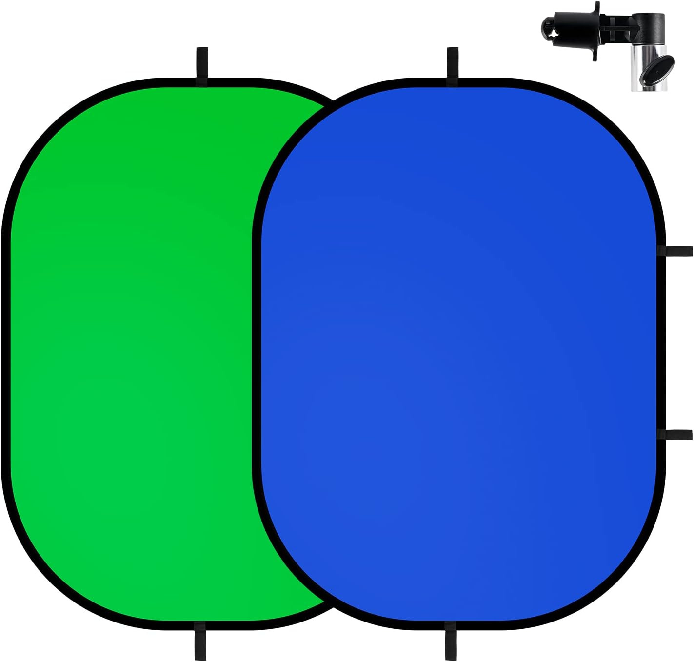 Selens 3X5Ft Green Screen Backdrop for Photography, 2-In-1 Collapsible Backgroun