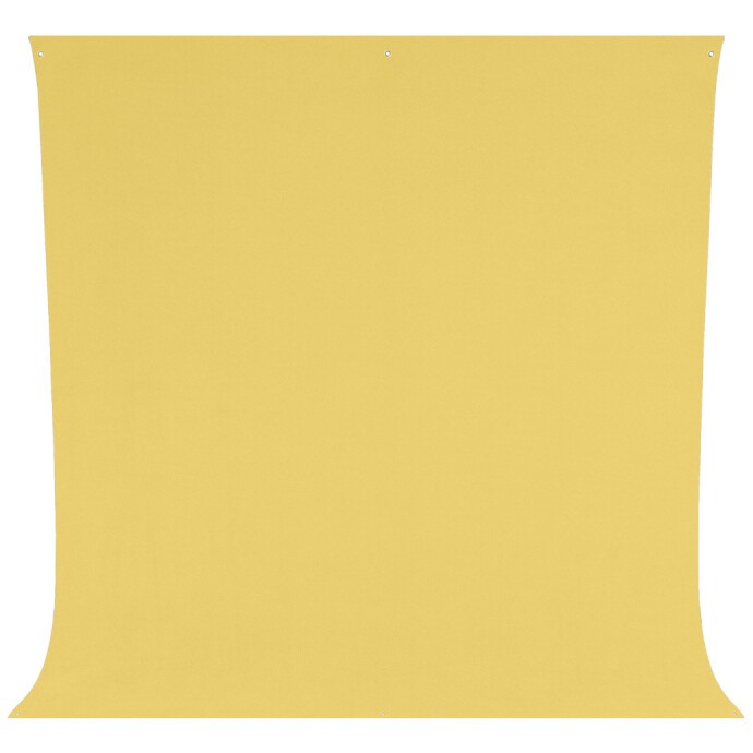 Westcott Wrinkle-Resistant Backdrop – Canary Yellow (9ft x 10ft)