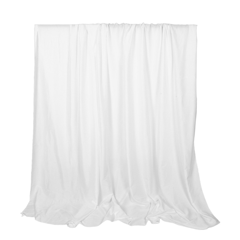 Wrinkle Free White Backdrop For Parties – Polyester Photo Backdrop For Weddings