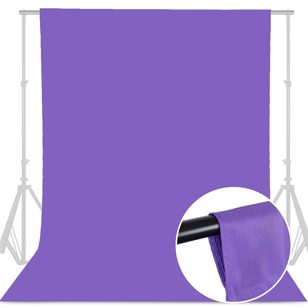 Purple Backdrop – 8FTX10FT Purple Photo Backdrop for Photoshoot Background fo…