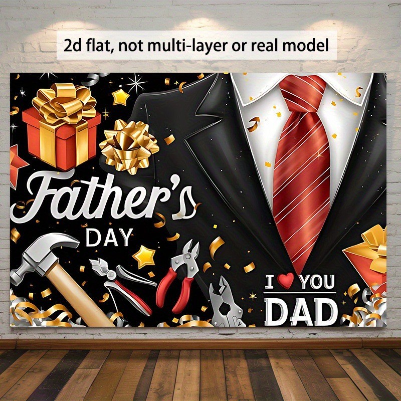 Father’s Day Background Cloth Party Photography Props Decoration Festival Shoot