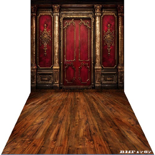 10’x20′ CP Door Retro Wall Scenic Microfiber Fabric background backdrop BHF1787