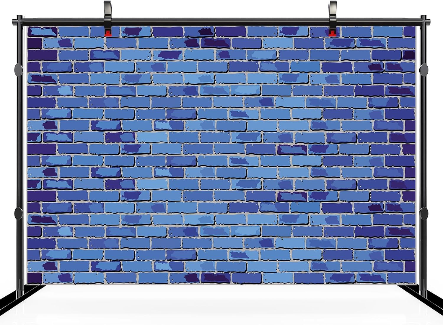 7ftx5ft Blue Brick Wall Backdrop for Photography Brick Wall Birthday Party Decor