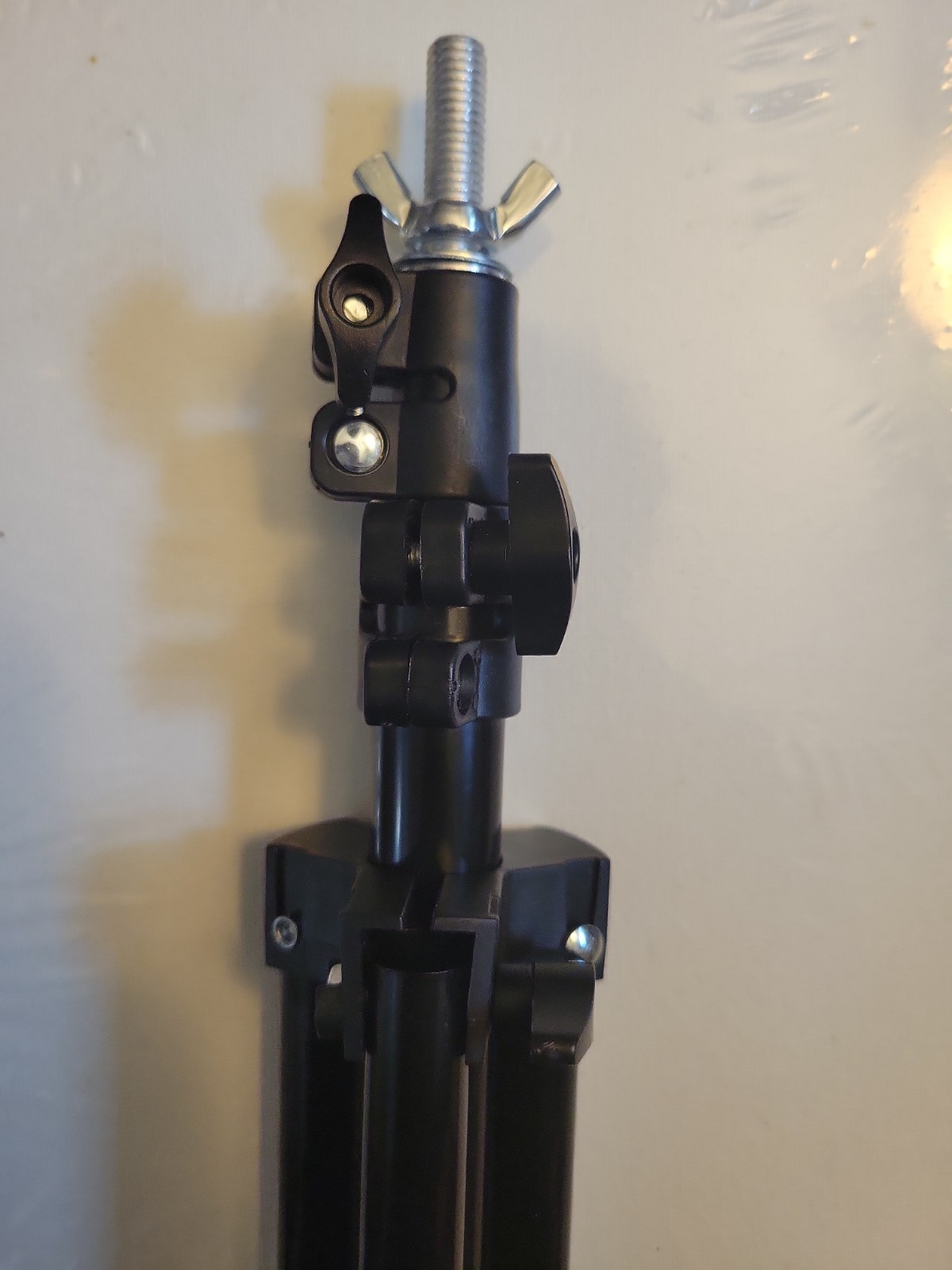 3.5 Tall Photography Tripod Light Or Backdrop Stand With Wing Nut Attachment