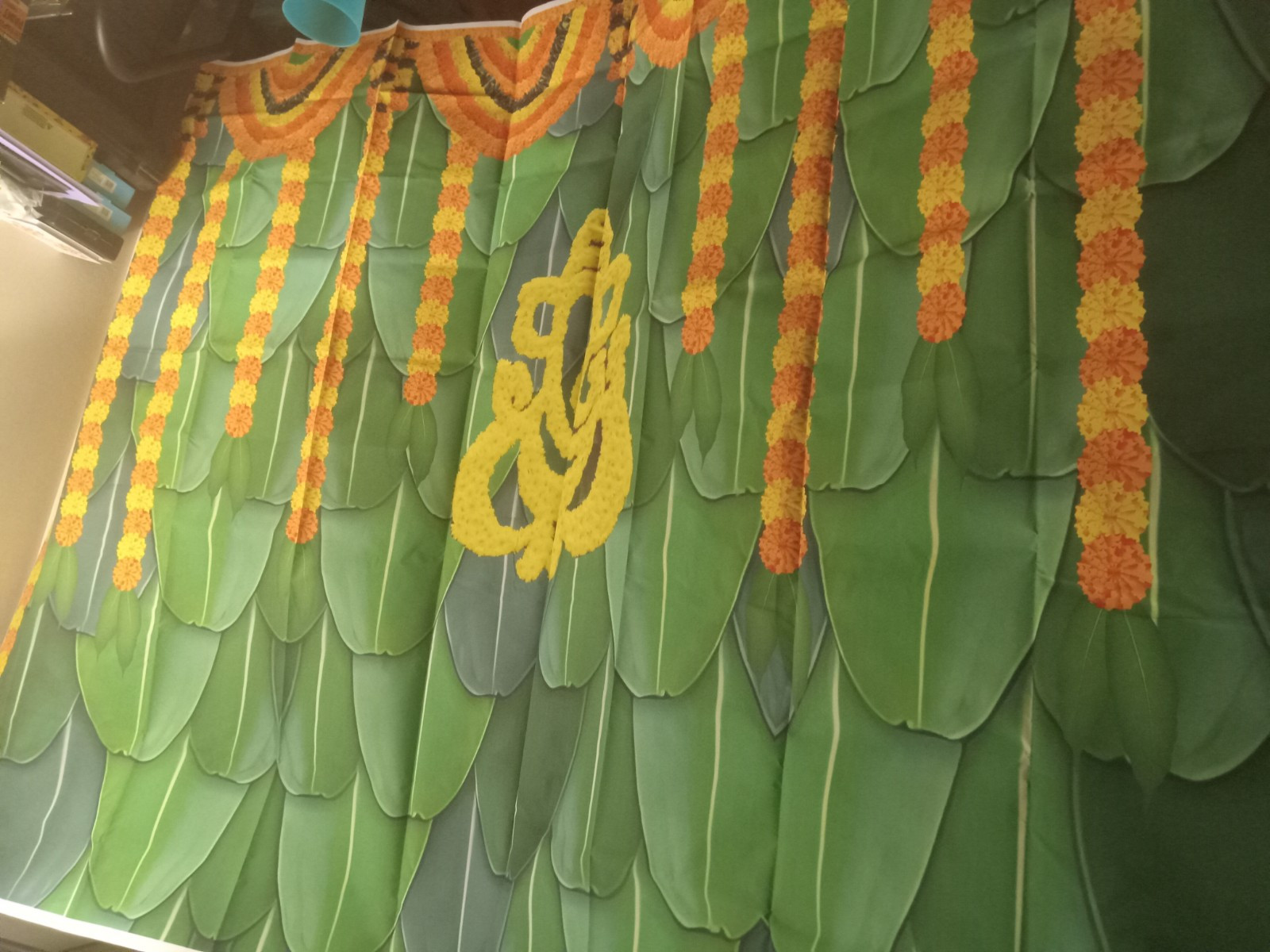 10x8ft Vinyl Indian Pooja Backdrop for Photography India Traditional Backdrop…