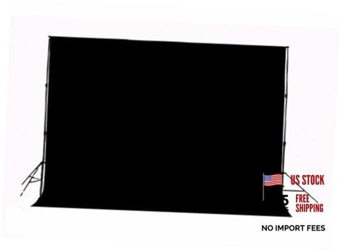 Backdrop for Photography Durable Fabric Background Photo Backdrop 10x7ft Black