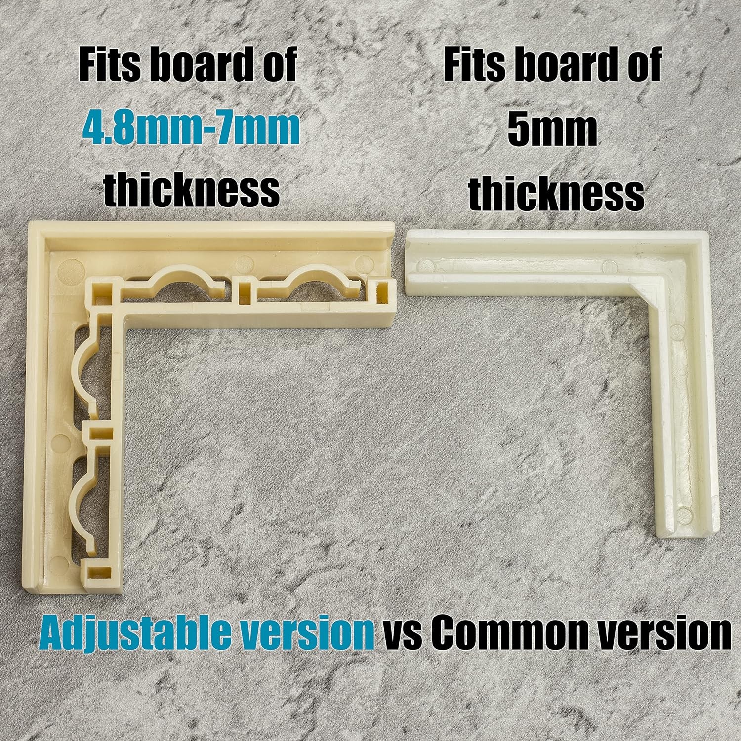 4pcs Universal Adjustable Photo Backdrop Board Bracket Clip for Hard PVC Photogr