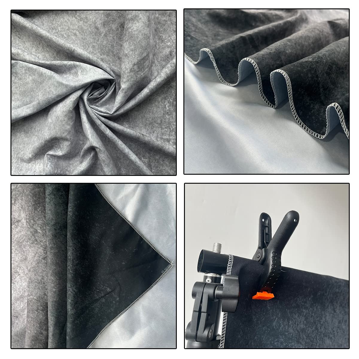 6x9ft Abstract Black Gray Portrait Photography Backdrops 6x9ft, TT-S0308