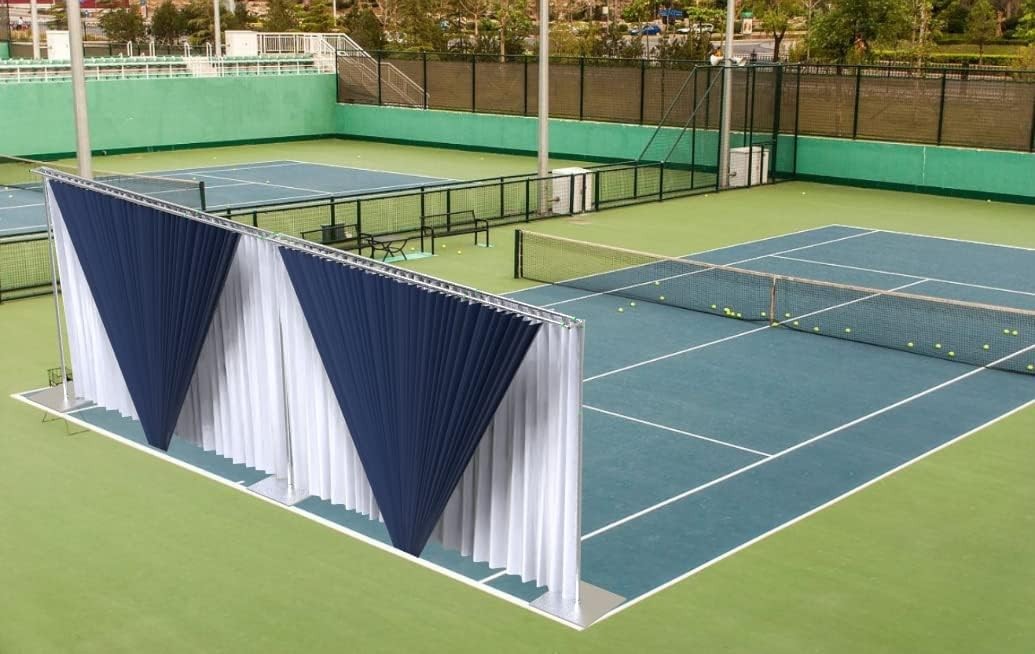 DOUBLE CROSSBAR ADJUSTABLE QUICK BACKDROP KIT 10FT x 20FT PIPE WITHOUT DRAPE