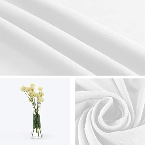 10X12ft White Backdrop for Photography, Polyester Background for 10x12ft White