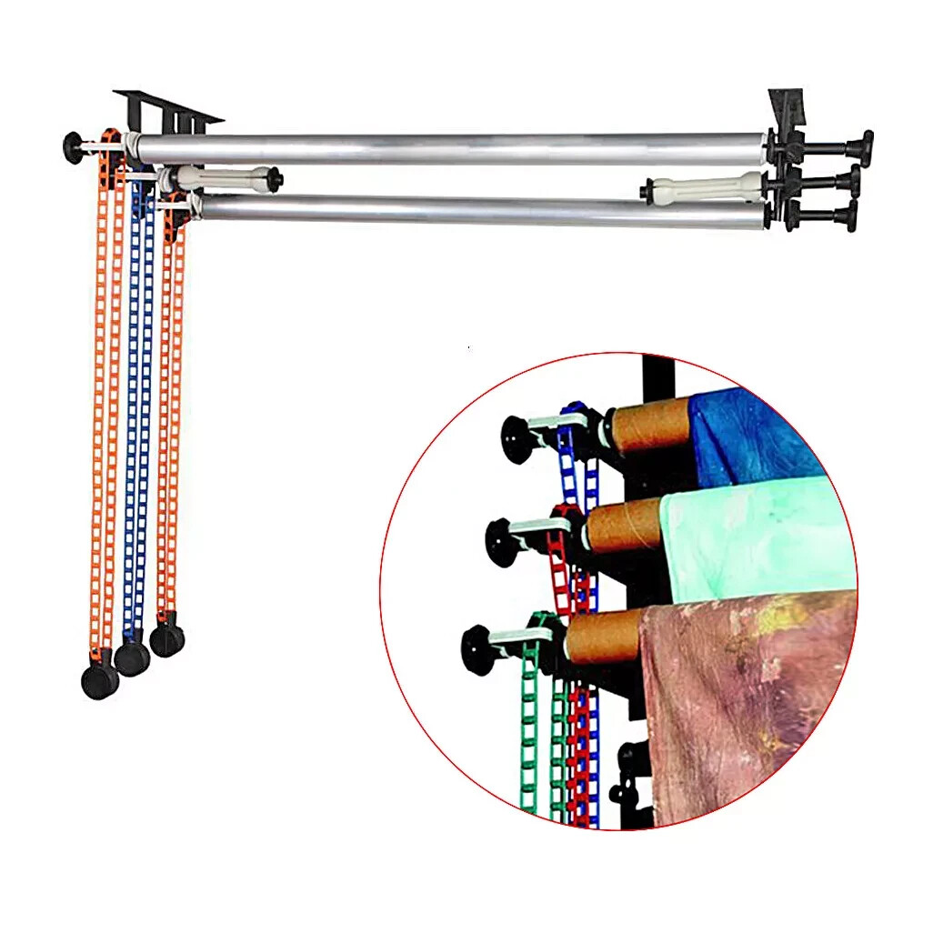 Neewer Photography 3 Roller Wall Mounting Manual Background Support System