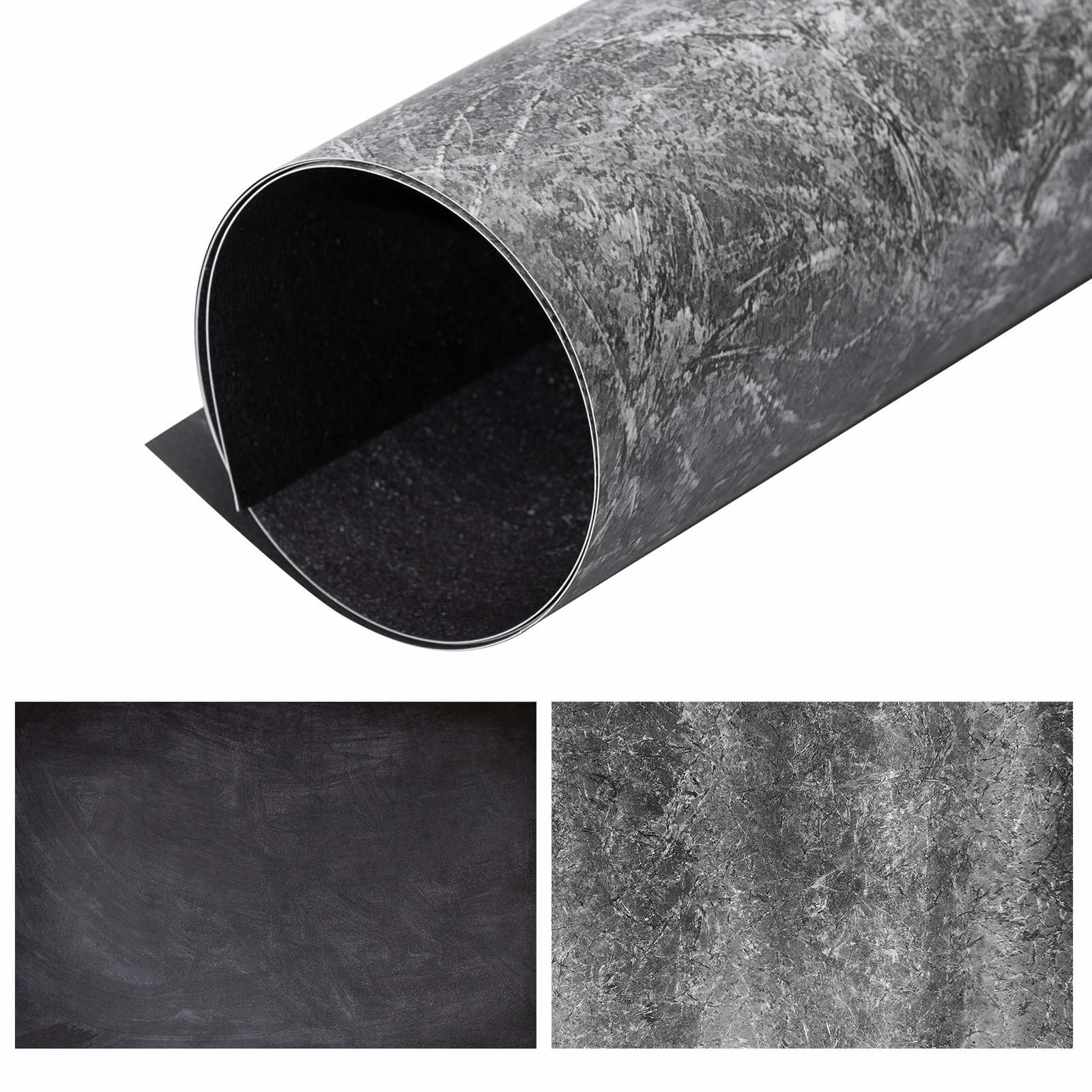 6PCS 22x35in Double-sided Textured PVC Backdrop Paper Props Photography Studio
