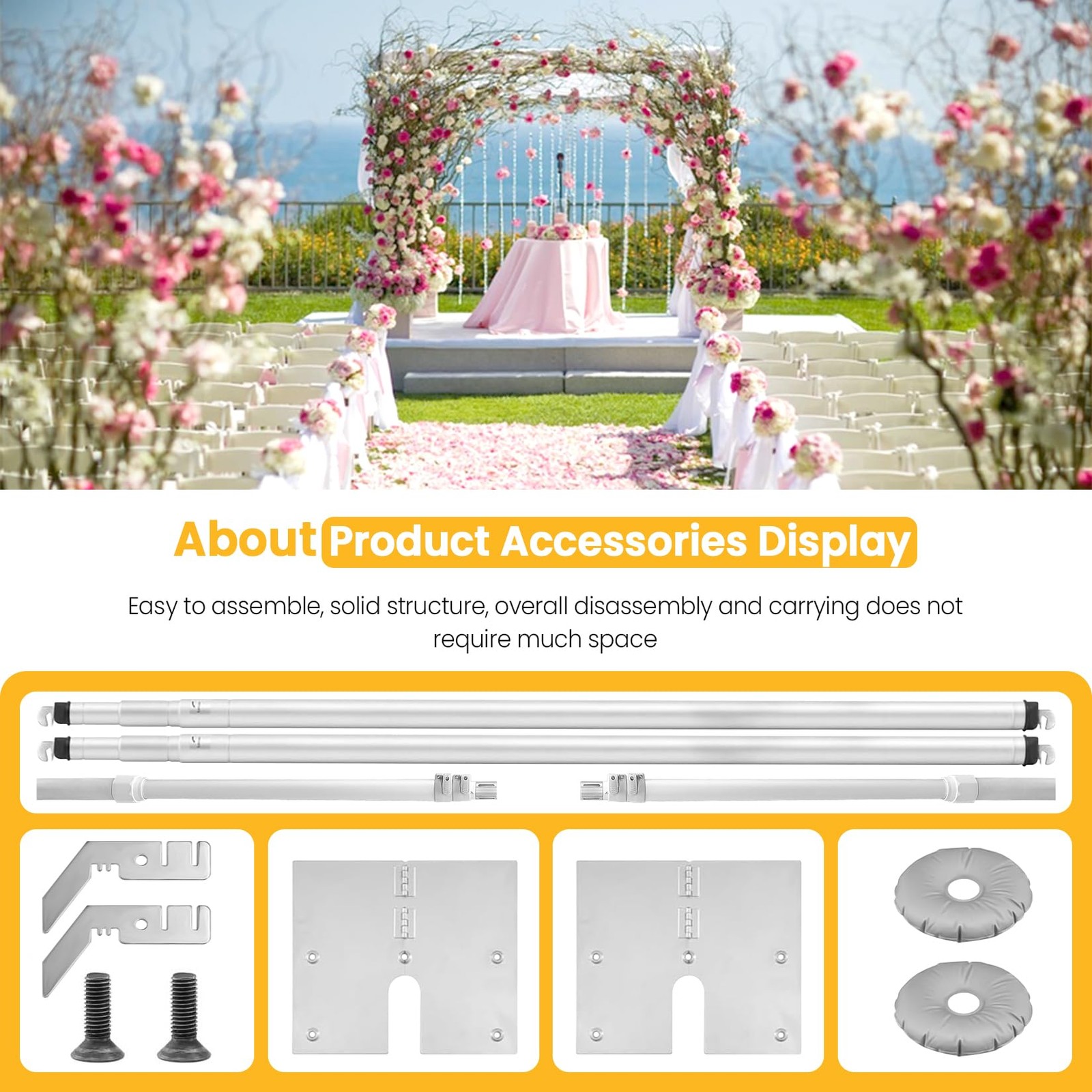 10 x 10Ft Double Crossbar Backdrop Stand