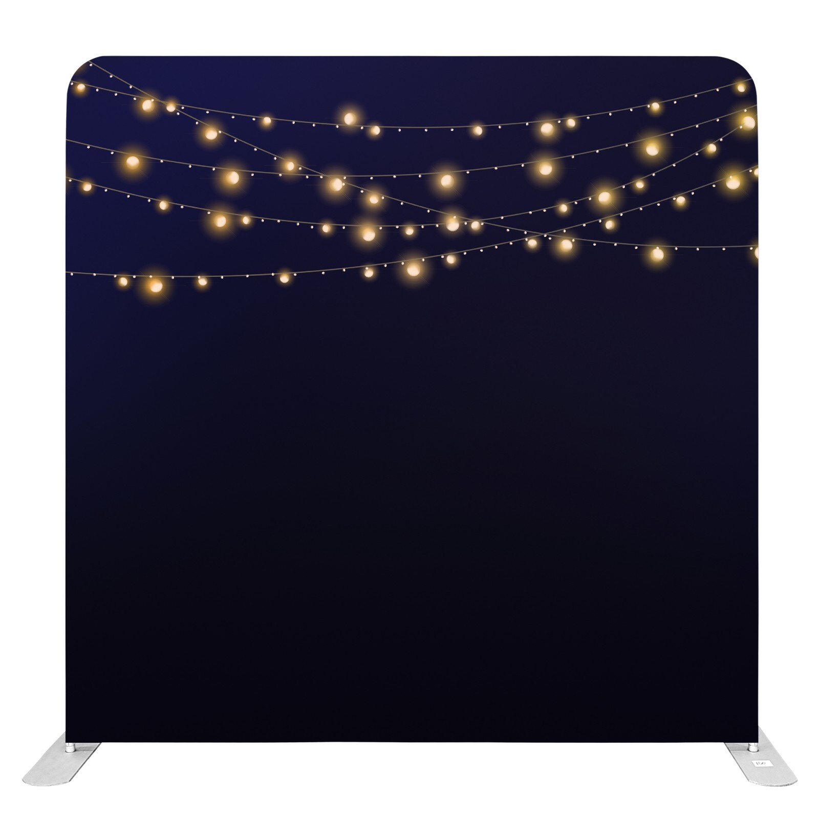 Bakod String Lights Pillow Case Tension Fabric Backdrop w/ 8ftx8ft Frame
